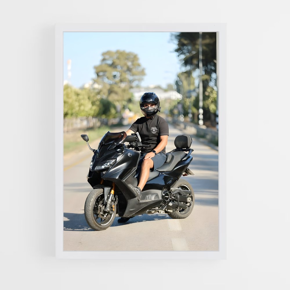 Poster Tmax éclatant – affiche Yamaha (vue 3)